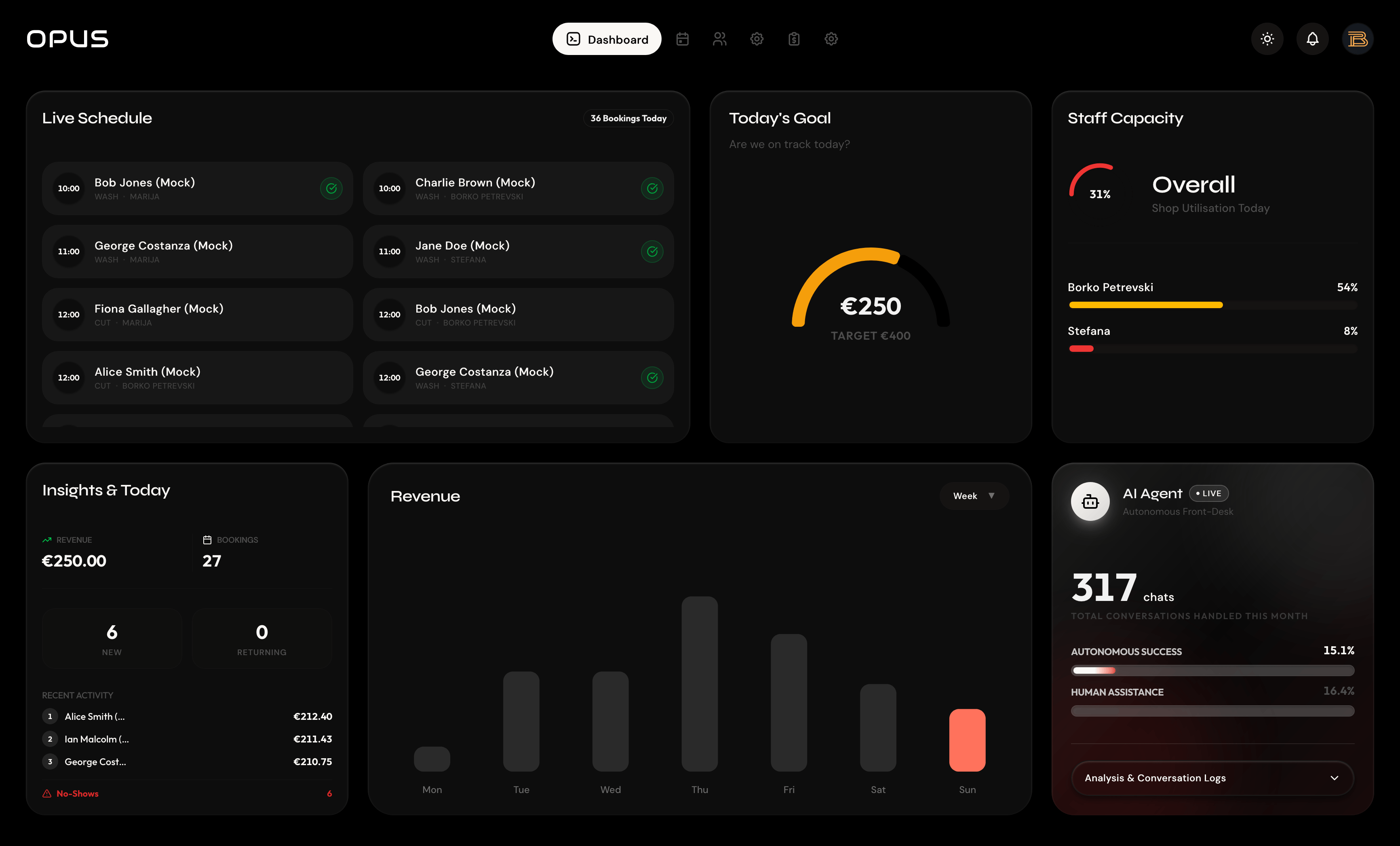 Dashboard Preview Dark